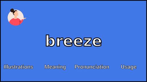 breezing synonym